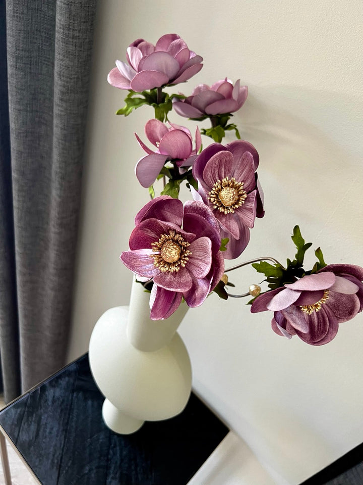 Anemoon tak glamour - 75cm hoog - paars