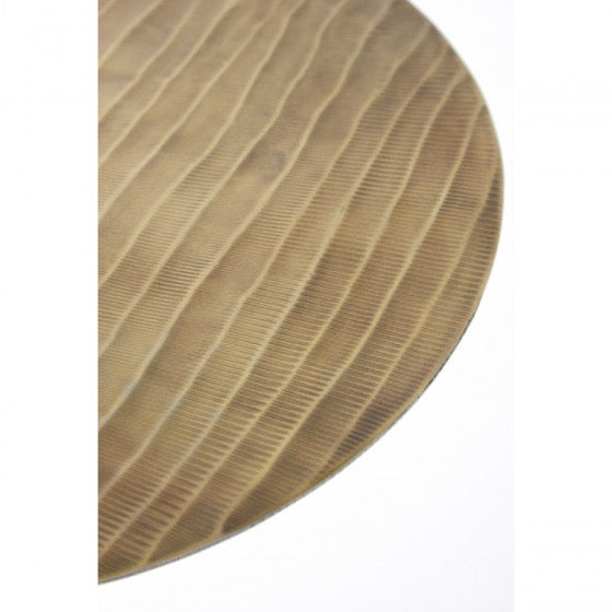 Bijzettafel JANNA Metaal - Ø40x50 cm - Antiek brons