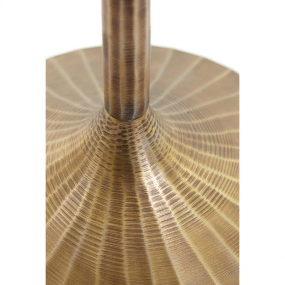 Bijzettafel JANNA Metaal - Ø40x50 cm - Antiek brons