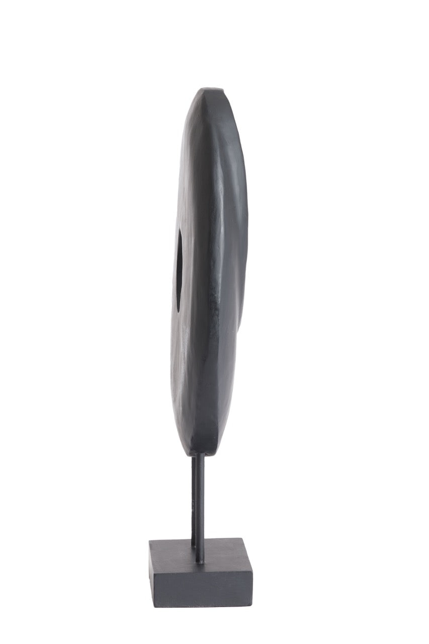 Decoration on stand ZORATI - 24x9x46.5cm - Wood black