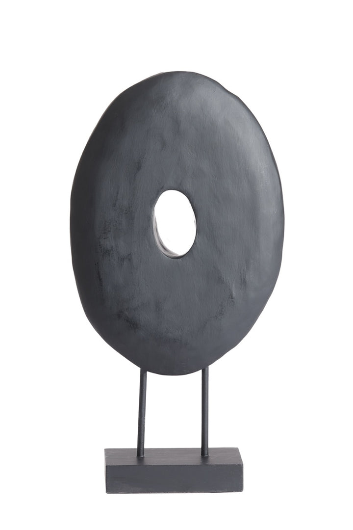 Decoration on stand ZORATI - 24x9x46.5cm - Wood black
