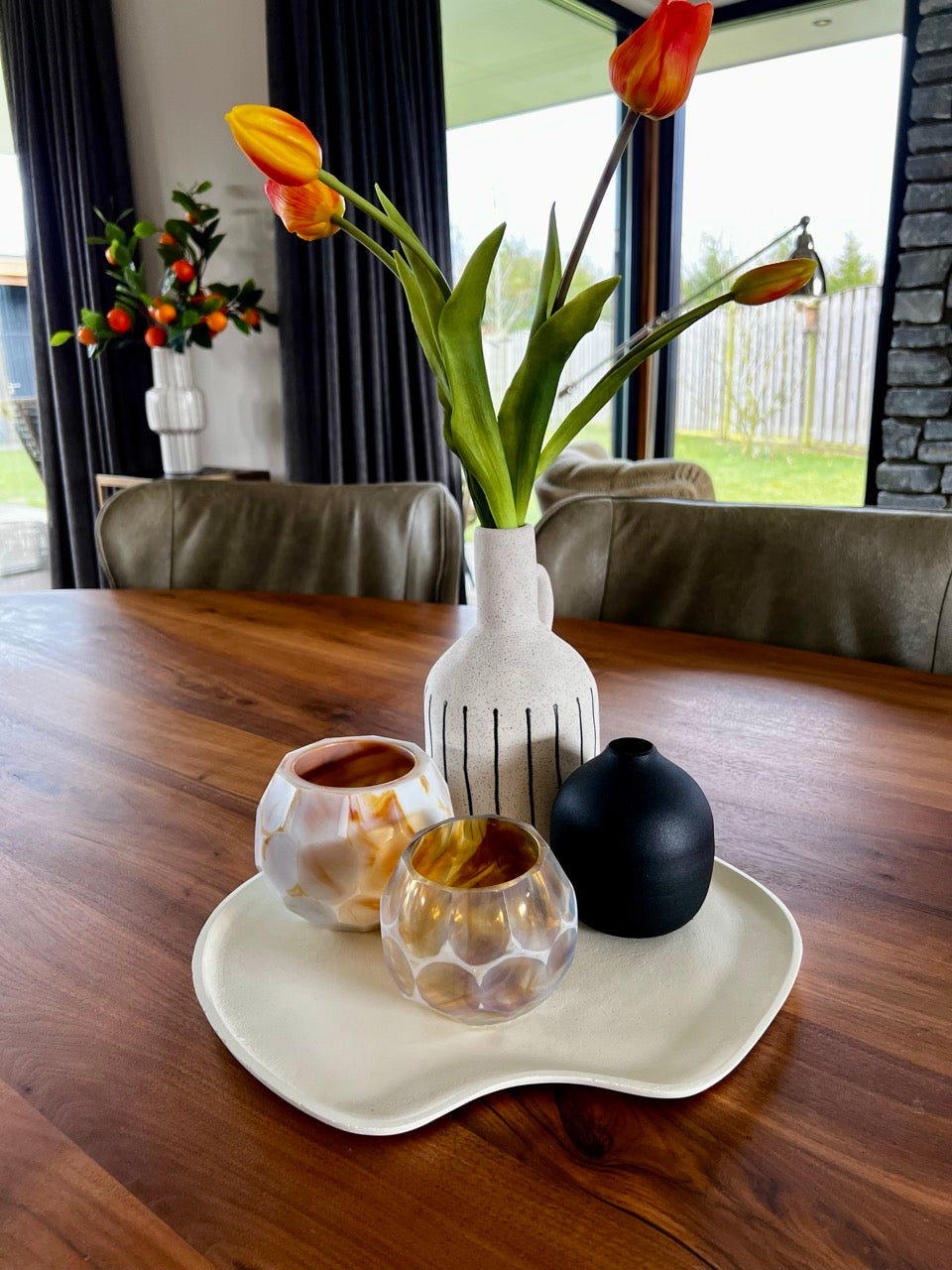 Small vase RAYAT - Ø9x10 cm - matt black