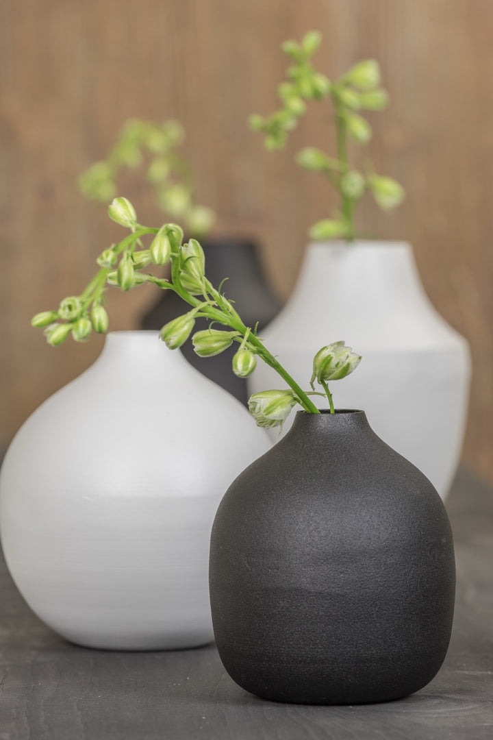 Small vase RAYAT - Ø9x10 cm - matt black