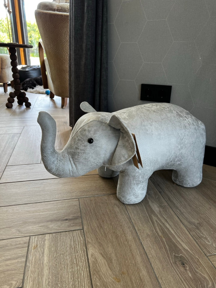 Krukje olifant grijs - 62x27x30cm