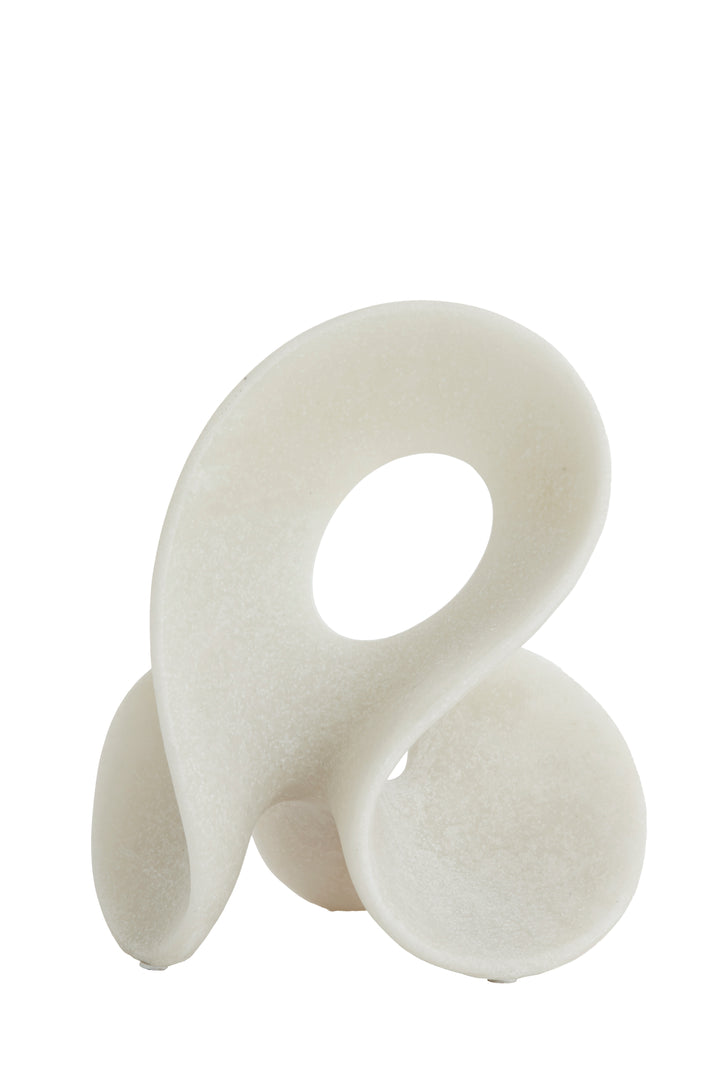 Ornament ZAINO - 19.5x14.5x23 cm - cream