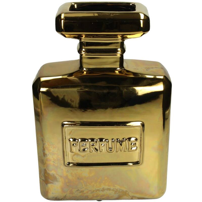 Vaas Parfumfles Goud - 30x9x20cm