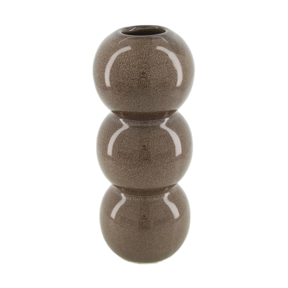 Bubble vase ceramic - Brown - 27.5cm high