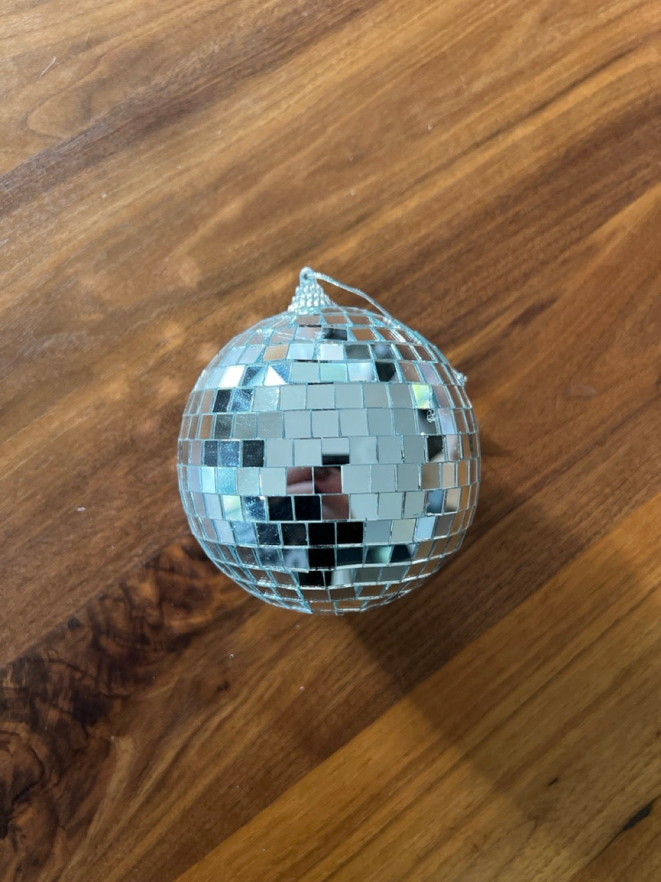 3 Discobal Ornamenten 10cm - Zilver