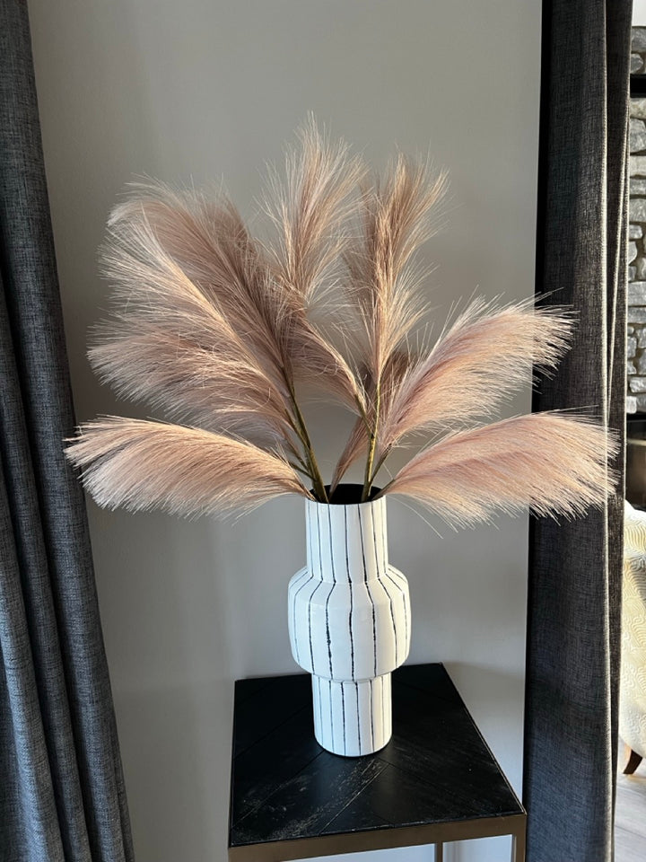 Artificial pampas Pluim - Taupe - 48 cm hoog