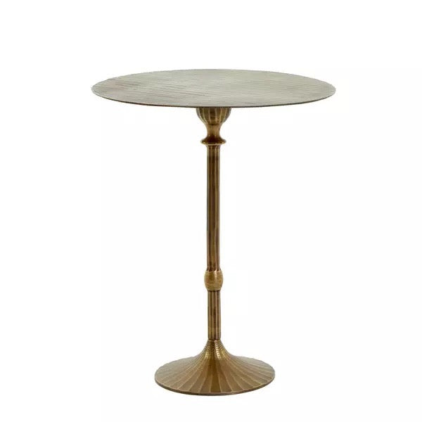 Side table JANNA Metal - Ø50x60 cm - Antique bronze