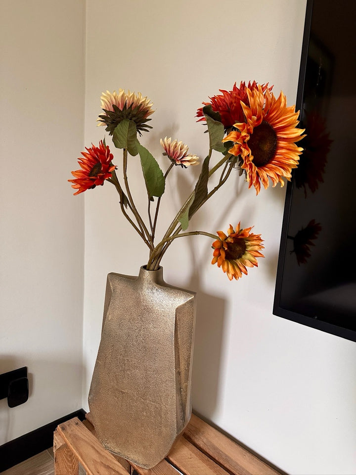 Boeket Herfstzon Bloemen - 75cm hoog