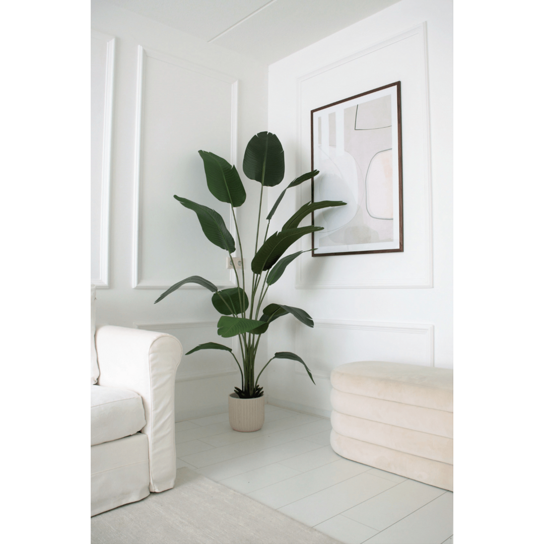 Groene Strelitzia Kunstplant - 210cm hoog