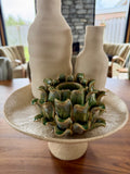 Kandelaar Aloe Groen – Keramiek – 14,5x14,5x10,5 cm