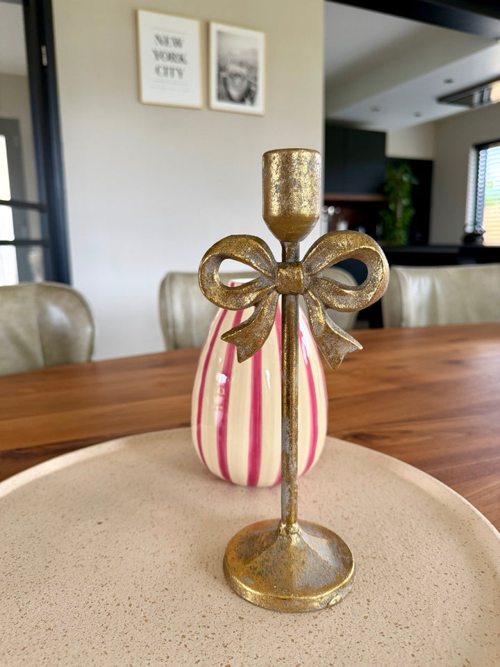 Kandelaar BOW – Metaal Goud – 2 Varianten