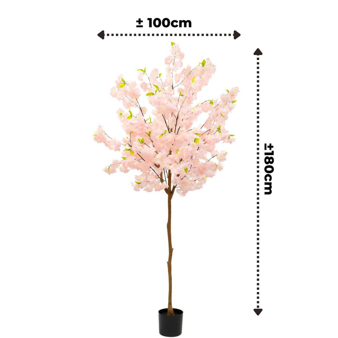 Kunst Kersenbloesem - 180cm hoog - Roze