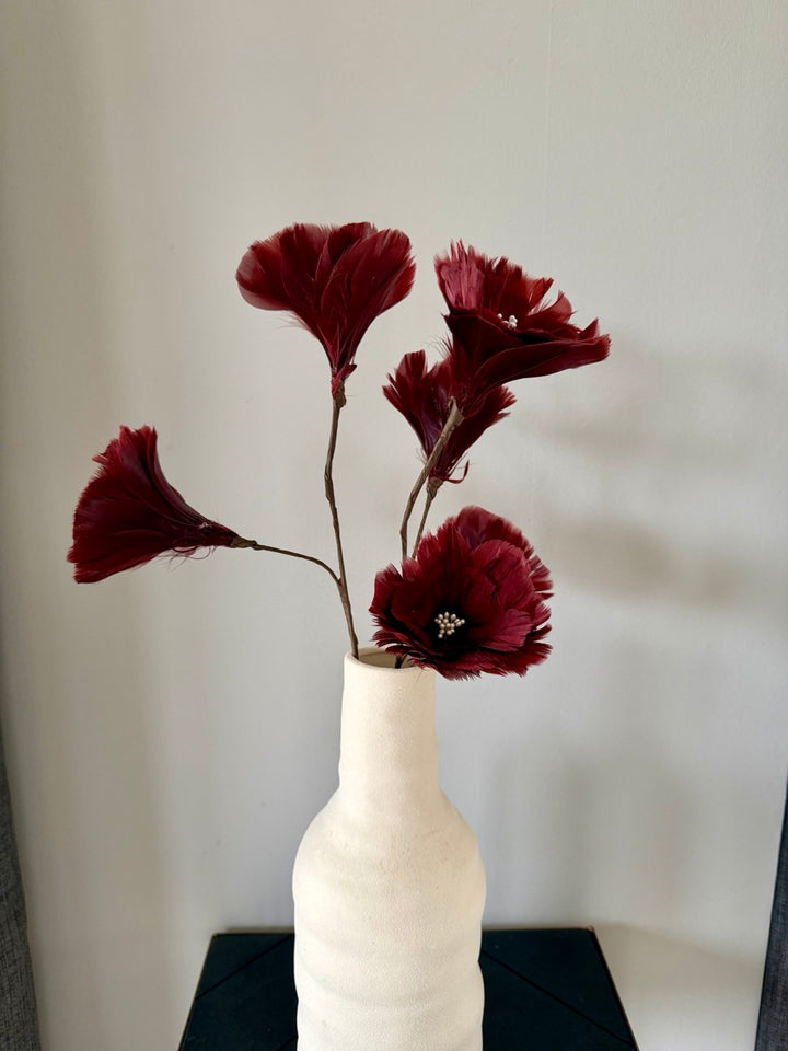 Kunstbloem Takken Velvet Bordeaux – 2 takken - 75 cm