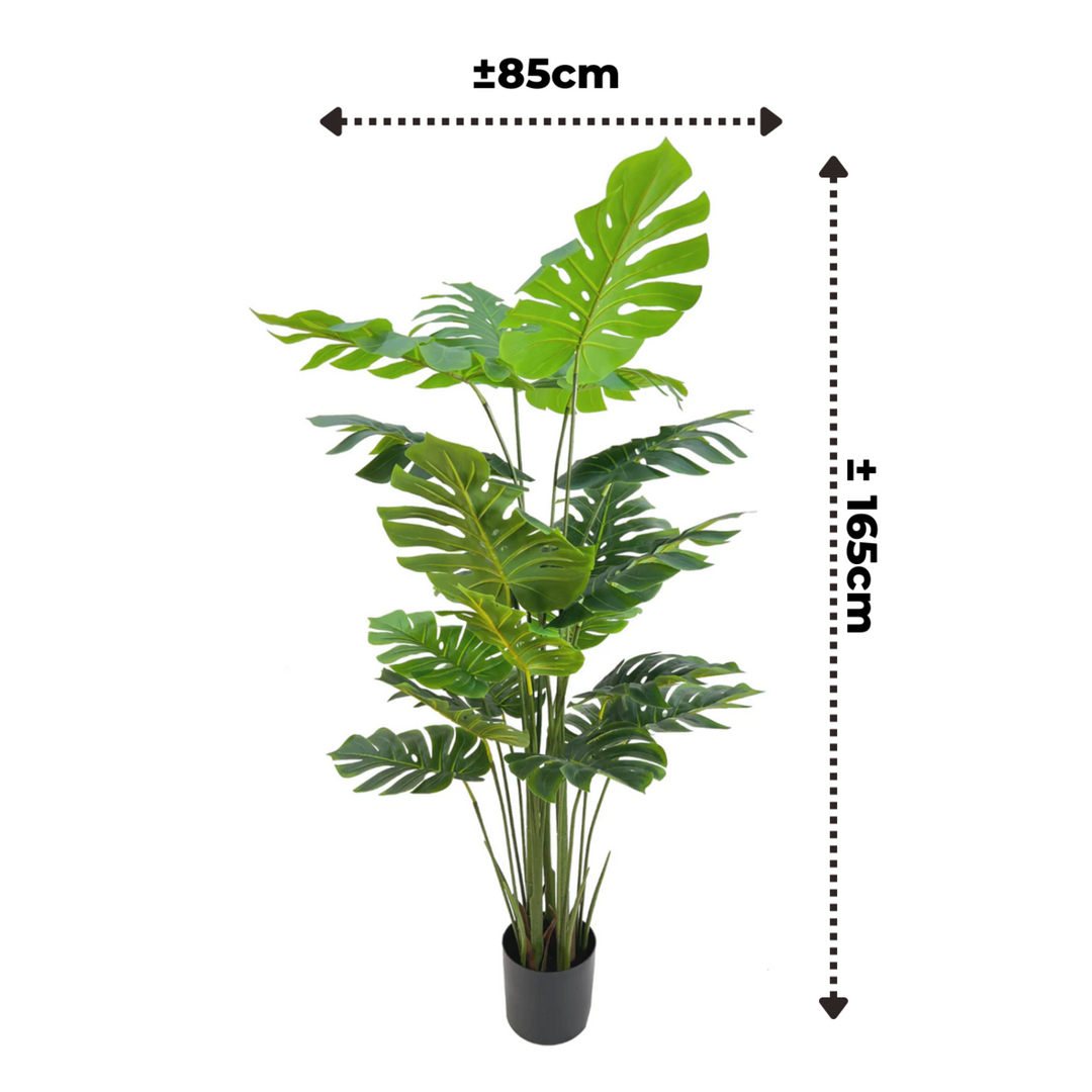 Monstera Kunstplant - 165cm hoog