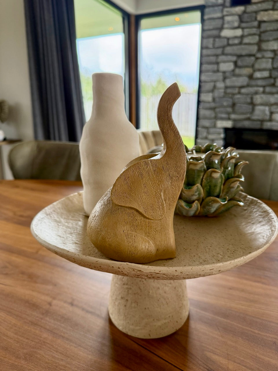 Ornament Olifant Naturel – 11x8x18 cm