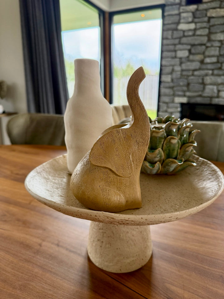 Ornament Olifant Naturel – 11x8x18 cm