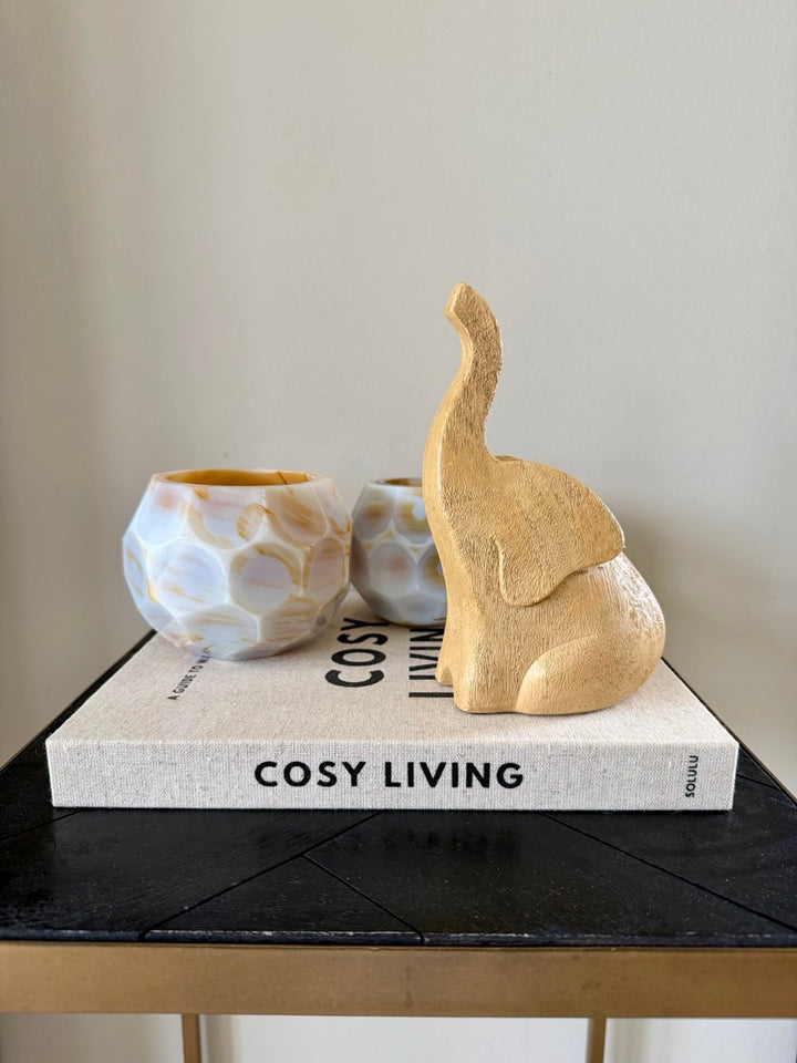 Ornament Olifant Naturel – 11x8x18 cm