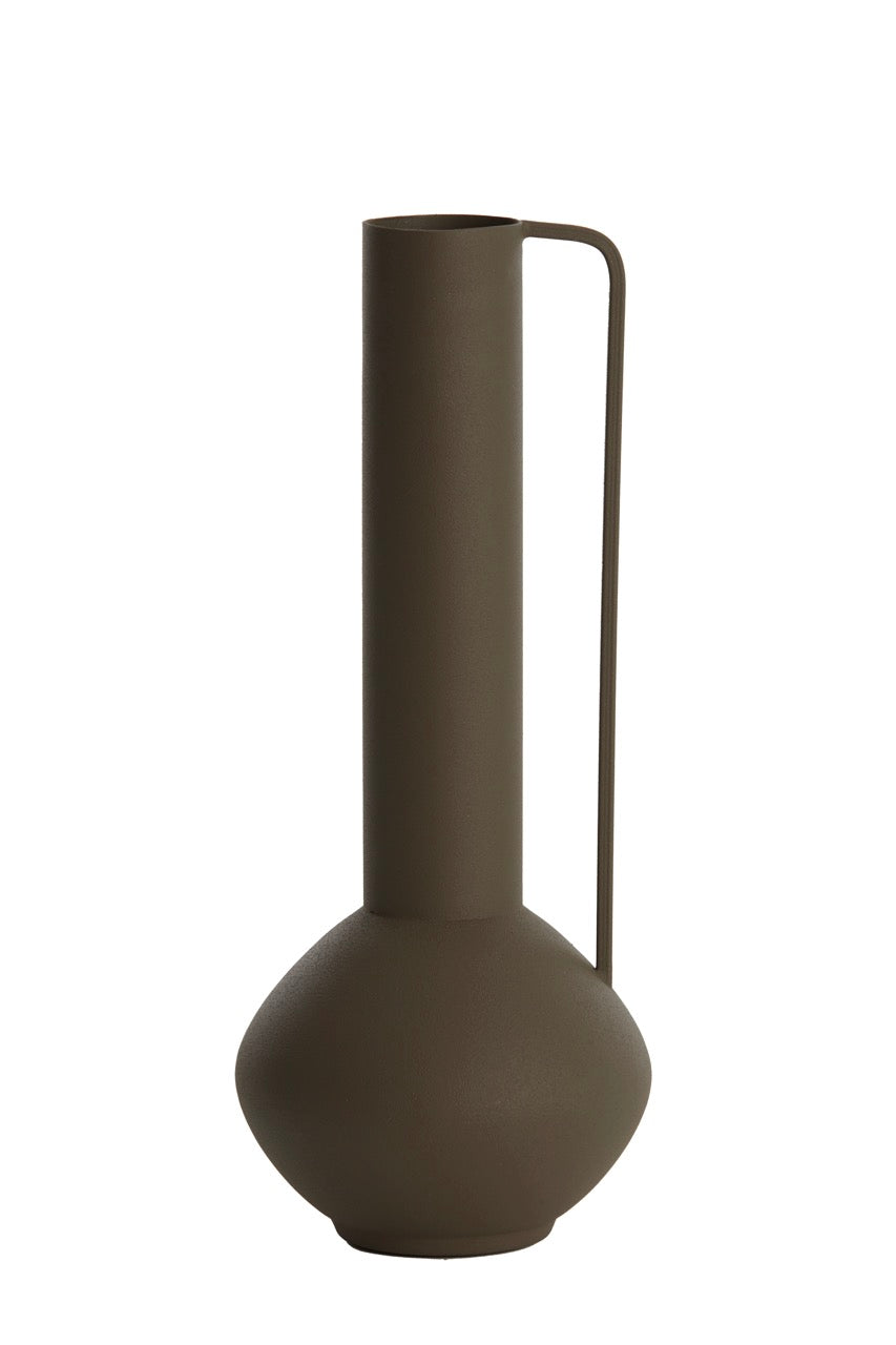 Vaas PANZANO - mat bruin - Ø12x33 cm