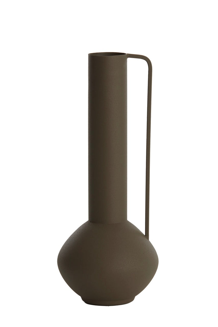 Vaas PANZANO - mat bruin - Ø12x33 cm