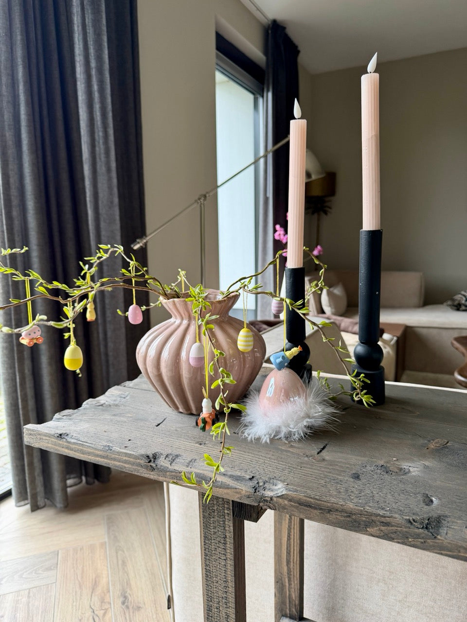 Vaas Rosé Ripple – Keramiek – 20x20x17,5 cm