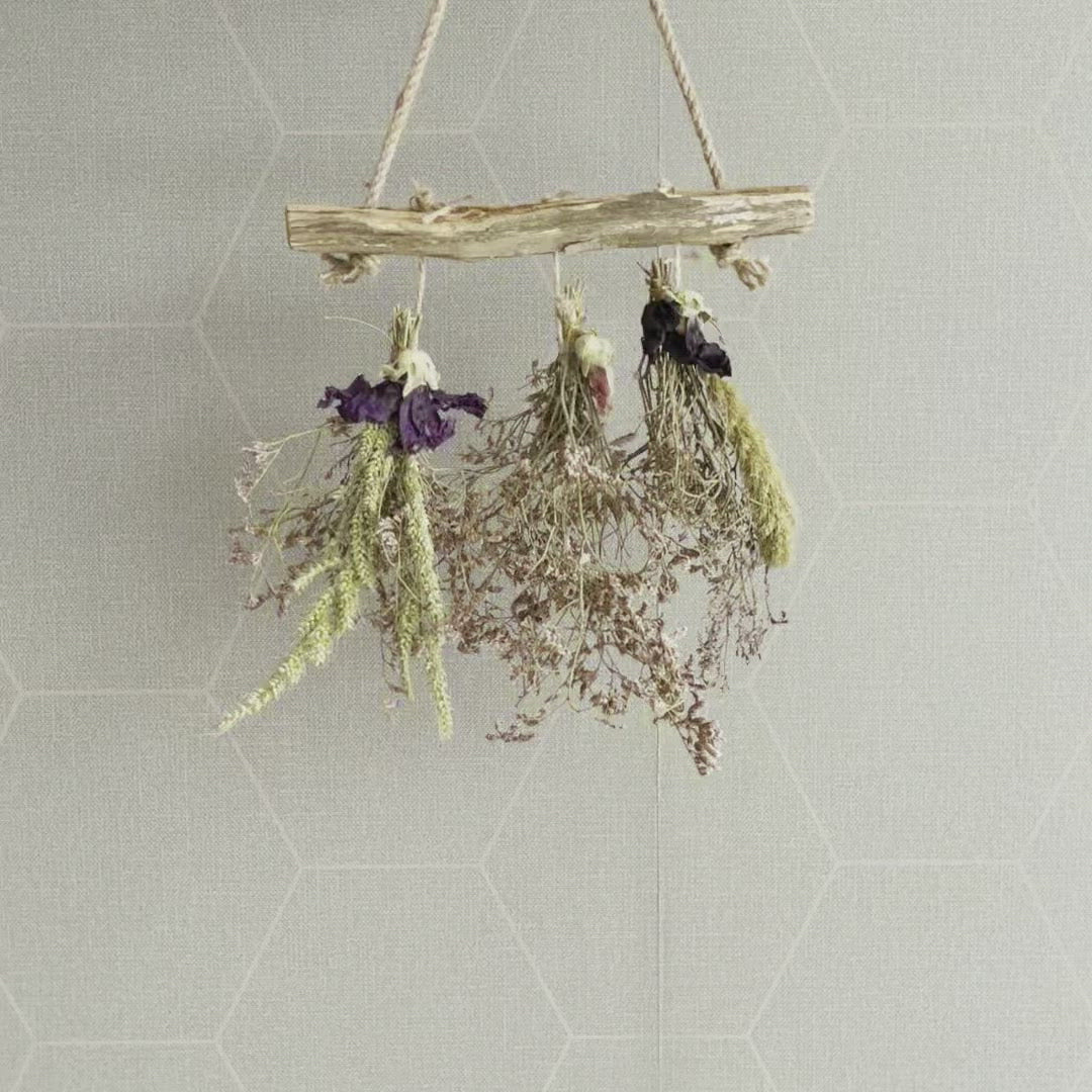 Dijk Natural Collections -Hanger mini droogboeketjes - 20 cm