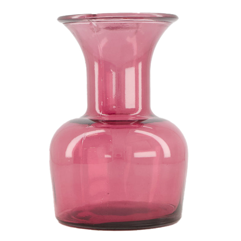Vase recycled - pretty pink - Ø14x20cm