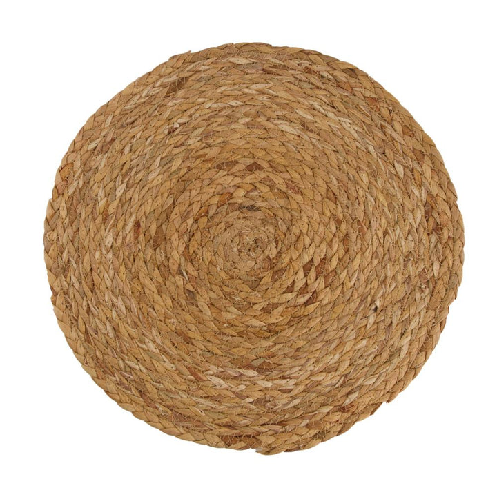 Placemat natural grass - 38 cm round - 2 colors