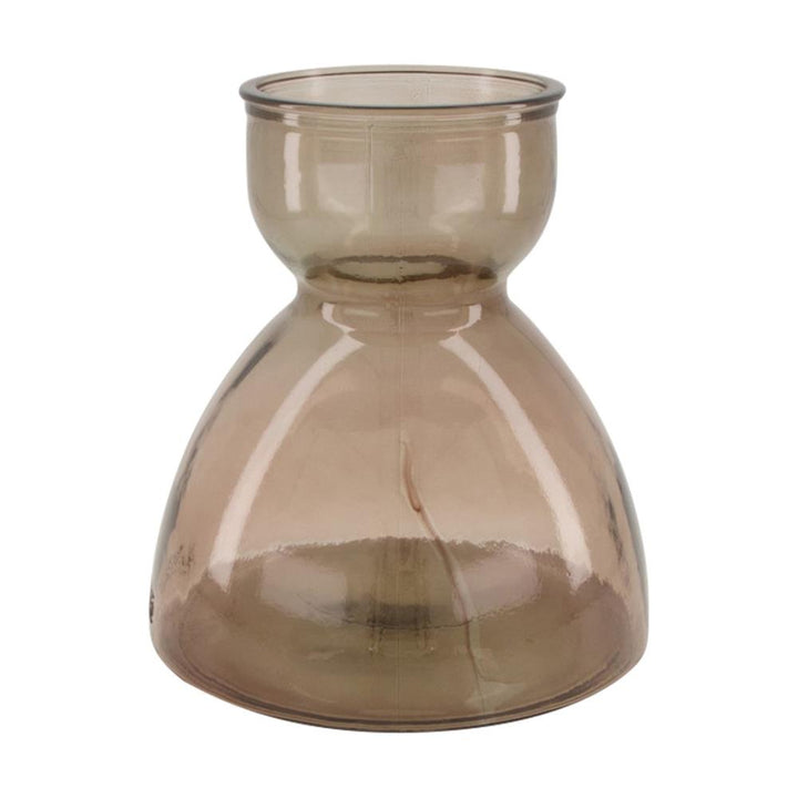 Vase recycled glass - Diabolo - Ø21.5x23cm