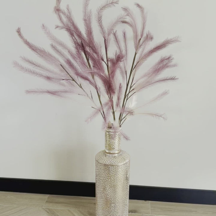 Droogbloemen Artificial Pluim - rood bruin - 108 cm hoog