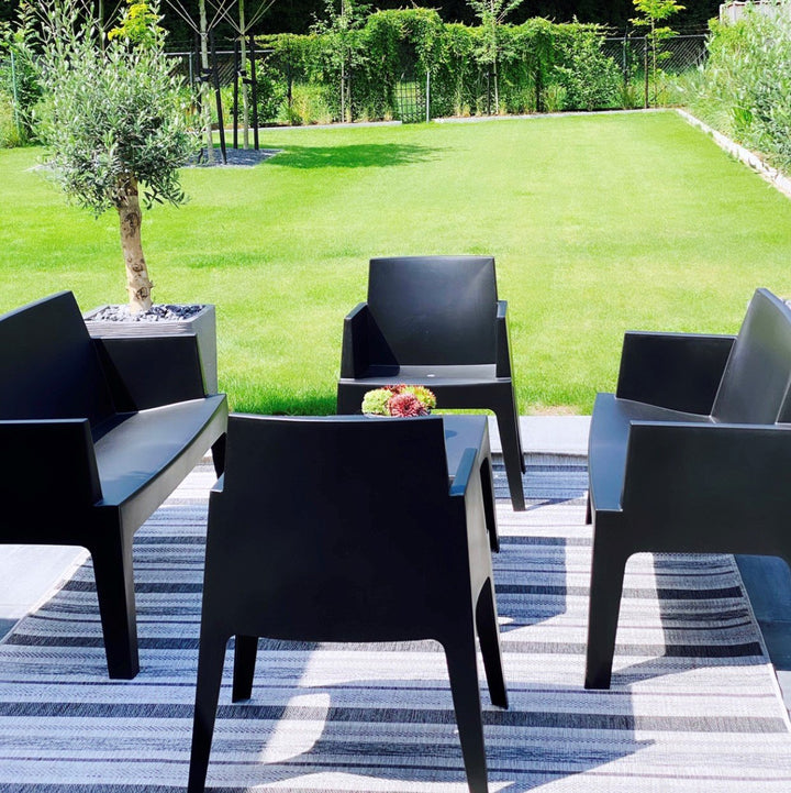Outdoor rug - Treviso Gray/Anthracite 200 x 290cm
