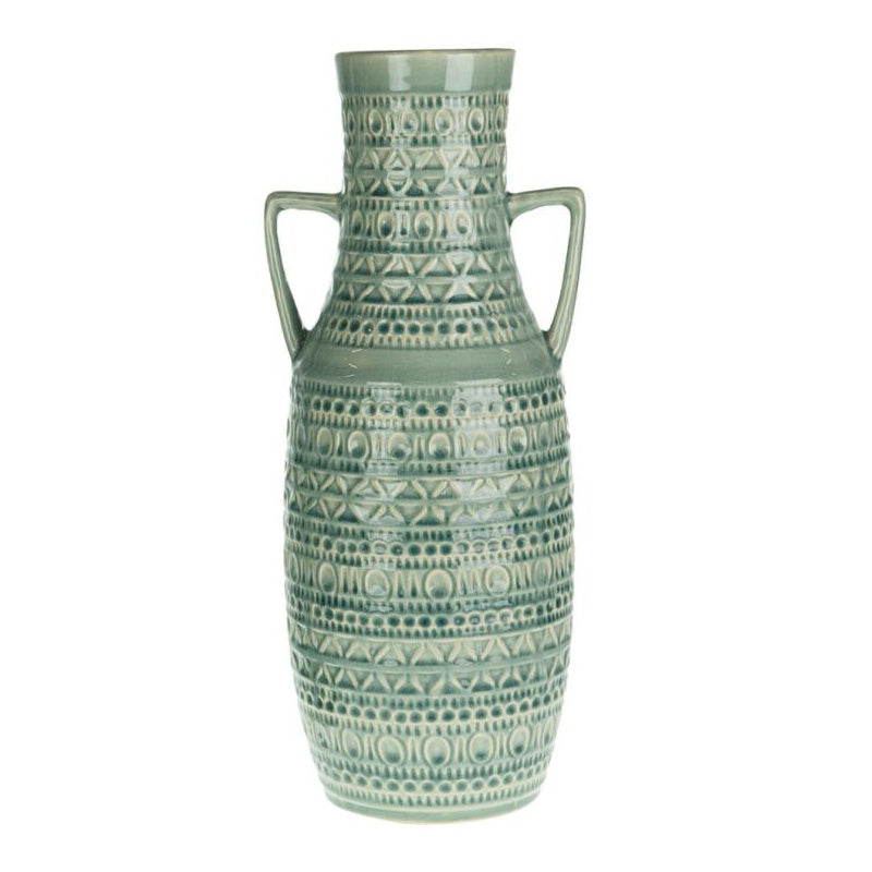 Vaas "Melkkan motief" - 43,5 cm hoog